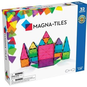 Magna Tiles - 32 stuks Clear Colors - Constructiespeelgoed