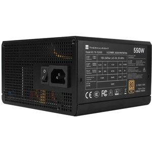 Thermalright TG S (Non-Modular) Zwart - Voeding - 550 Watt - 120 mm - ATX 3.0 - 80 Plus 80 PLUS Gold
