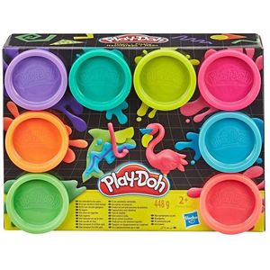 Hasbro Play-Doh 8-Pack Neon Non-Toxic Modeling Compound with 8 Colours