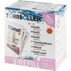 Torrbollen Dehumidifier Refill 3x450g