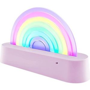 Lalarma - Dansen Rainbow - Lamp - Paars - 18x11x4 cm