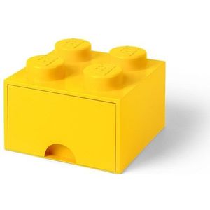 LEGO BRICK DRAWER 4 - YELLOW