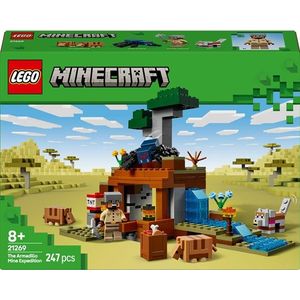 LEGO Minecraft De gordeldieren bij de mijn - 21269