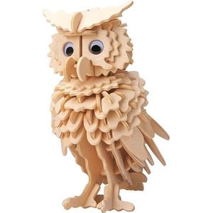 Eureka Gepetto's Workshop Wooden Construction Kit 3D - Owl