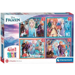 Clementoni Puzzles Disney Frozen 4in1 Vloer