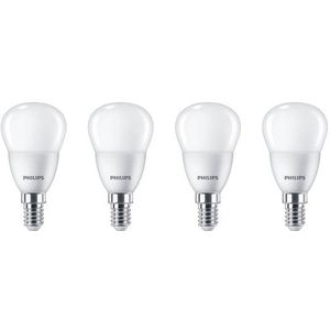 Philips LED spot Mini-ball 5W/827 (40W) Frosted 4-pack E14