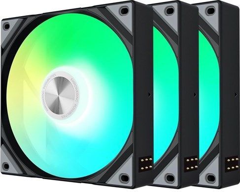 TRYX - ROTA SL ARGB - Ventilator - Zwart - 3er-Pack - 120 mm