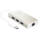 j5create JCH471-N USB-C™ Gigabit Ethernet & Hub Multi Adapter