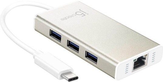 j5create JCH471-N USB-C™ Gigabit Ethernet & Hub Multi Adapter