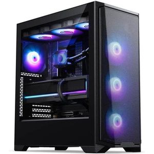 Phanteks - Eclipse G370A RGB - PC-behuizing - Zwart - Ondersteunt mATX, ATX, Mini-ITX, E-ATX, SSI EEB