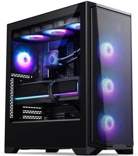 Phanteks - Eclipse G370A RGB - PC-behuizing - Zwart - Ondersteunt mATX, ATX, Mini-ITX, E-ATX, SSI EEB