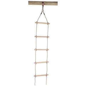 SwingKing Rope Ladder with Wooden Steps 190cm