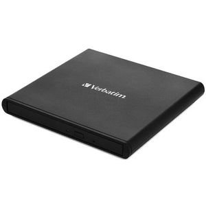 Verbatim Slimline - DVD±RW (±R DL) / DVD-RAM drive - USB 2.0 - extern - DVD writer - USB 2.0 - Zwart