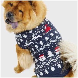 Jule-Sweaters - Den stilede hundejulesweater - s