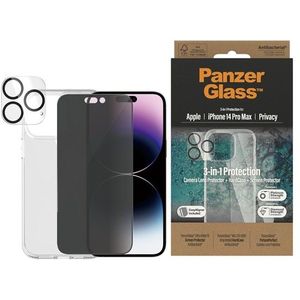 PanzerGlass 3-in-1 Privacy Bescherming Pack iPhone 14 Pro Max