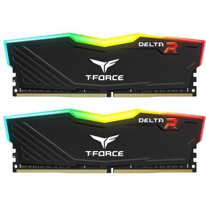 Team Group T-Force Delta RGB DDR4-3600 - 32GB - CL18 - Dual Channel (2 pcs) - Intel XMP - Zwart met RGB