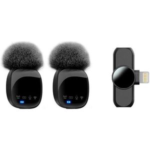Lippa Dual Wireless Wind Protected Microphone With Lightning Connector