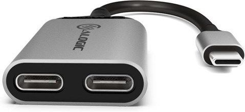 ALOGIC UL2CAPW-SGR interface hub USB 3.2 Gen 1 (3.1 Gen 1) Type-C Grijs