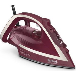 Tefal Ultimate Pure FV6820E0 Stoomstrijkijzer - Strijkijzer - Rood - Zilver