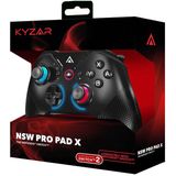 Kyzar Nintendo Switch Pro Controller, Zwart