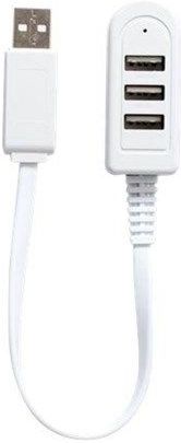 Kikkerland - Handy Hub - Docking Station - Wit - USB-C met 3 USB-A 3.0 Havens