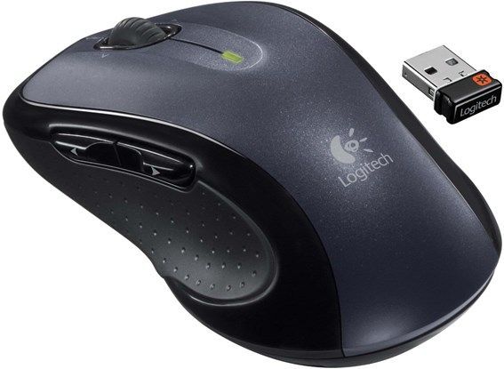 Logitech M510 Draadloos Muis - Zwart - Muis - Laser - 5 knoppen - Zwart