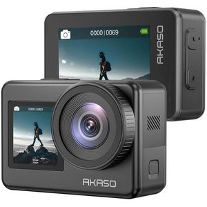 Akaso - Brave 7 - Action Cam - Zwart - 4K Videoresolutie - Waterdicht tot 10 meter