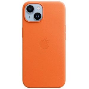 Apple iPhone 14 Leather Case with MagSafe - Oranje