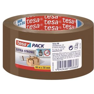 tesa pack Extra Strong Packaging Tape 66m x 50mm Brown