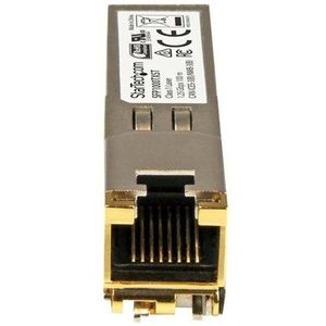 StarTech.com MSA Compliant Gigabit Copper RJ45 SFP Transceiver - 1000Base-TX - 100m - SFP (mini-GBIC) transceiver modul - Gigabit Ethernet
