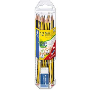 Staedtler Set pencil Noris + Gum 100% PEFC