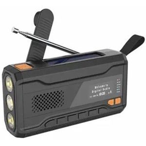 Denver SCD2033 - Noodradio - DAB - FM - Zaklamp - Powerbank - Zonne-energie - Opwindbaar