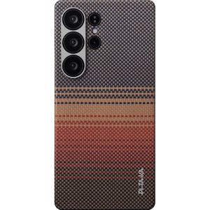 PITAKA Tactile Woven Case - Sunset - Samsung Galaxy S25 Ultra