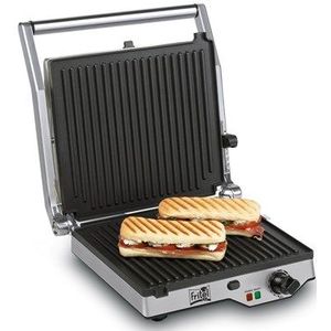 FRITEL Grill-Panini-BBQ GR 2275 - Tosti plaat & BBQ in 1 - 29x26cm - 2000W