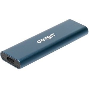 dezen M.2 Premium NVMe Enclosure USB 3.2 Gen 1 - Blauw