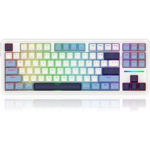 REDRAGON K728WBB-RGB-PRO Antonium Pro keyboard - Gaming toetsenbord - Engels (VS) - Wit