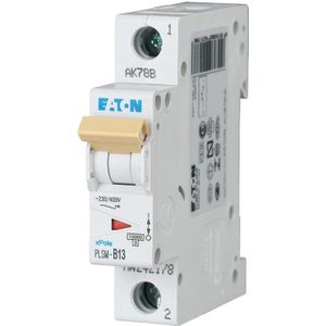 Eaton Pls6-c13-mw - over current switch 13a 1p type c character