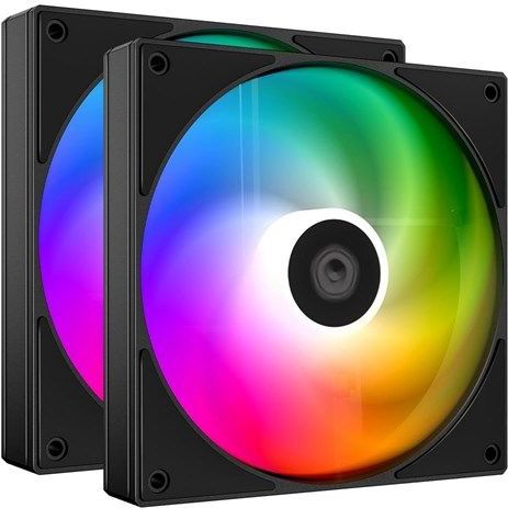 ID-Cooling - AS-140-ARGB-K - PC Ventilator - Zwart - 140 mm - 2-pack