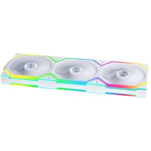 Lian Li UNI FAN SL Wireless 3-pack White - Case ventilator - 120mm - Wit - 29 dBA