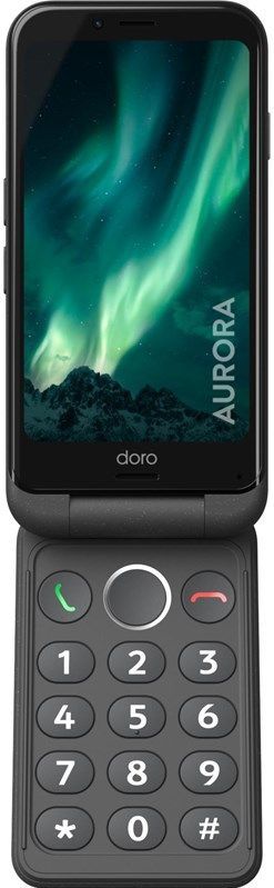 Doro - Aurora 21 - Mobiele Telefoon - Grijs - 4.50" Scherm - 13 Mpx