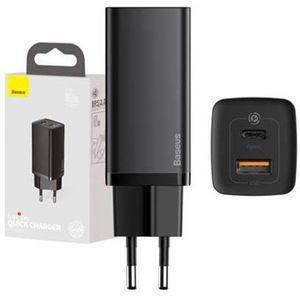 Baseus Quick Travel Charger GaN2 Lite USB+C 65W EU (black)
