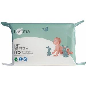 Derma - Baby Wet Wipes 64 pcs