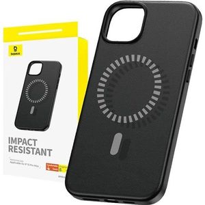 Baseus Magnetic Phone Case for iPhone 15 ProMax Fauxther Series (Black)