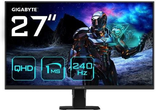 Gigabyte GS27Q X - QHD LED Monitor - 27 Inch - 240Hz - 1ms - FreeSync Premium