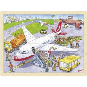 Puzzel Op de vlieghaven (96st)