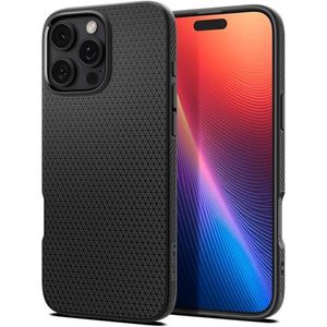 Spigen Liquid Air iPhone 16 Pro Hoesje - Flexibel TPU - Zwart