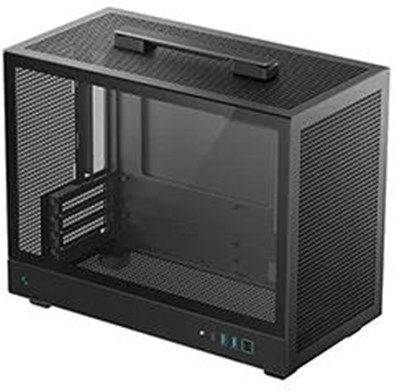 Deepcool - CH160 Plus - PC-behuizing - Zwart - Mini-ITX en mATX ondersteuning