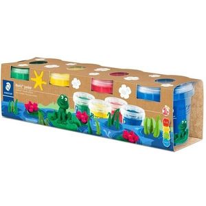 STAEDTLER 813 SLE ST Noris Junior Boetseerklei - Basiskleuren - 4 x 130 g