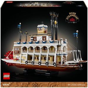 LEGO - Stoomboot Modelbouw - Multicolor - Kunststof - Bouwpakket voor Volwassenen