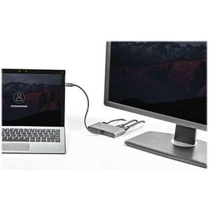 StarTech.com Thunderbolt 3 Mini Dock - Portable Dual Monitor TB3 Laptop Docking Station HDMI 4K 60Hz - 2x USB-A & GbE - 11"" (28cm) cable (TB3DKM2HDL)